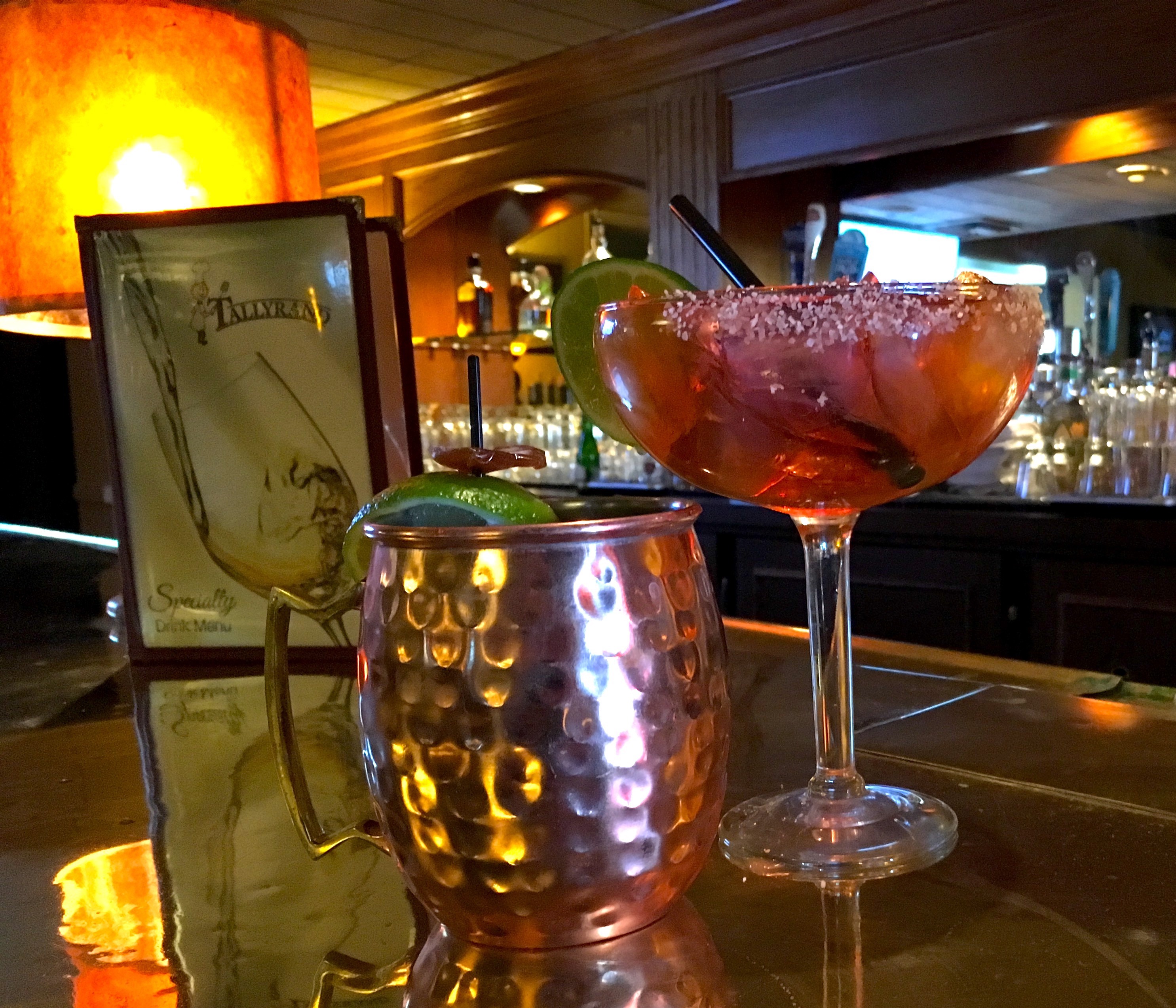 From The Bar Menu